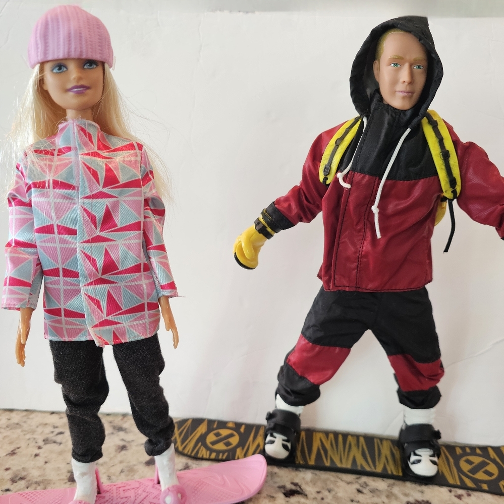 Barbies skiing set - Picture 3 of 3